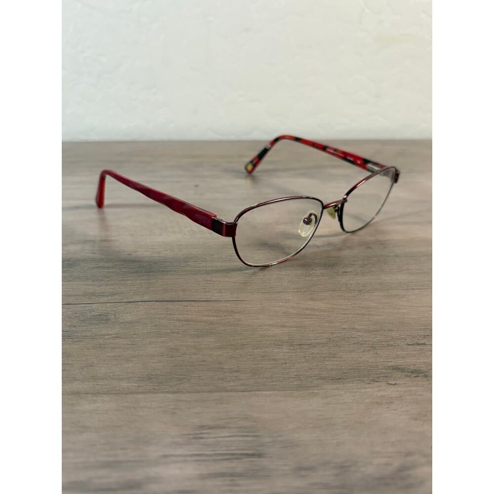 Marcho East Side Barbizon Red Frame Women's Eyeglasses Glasses‎ EUC